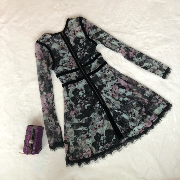 Fire Los Angeles floral sheer dress - Picture 2 of 8